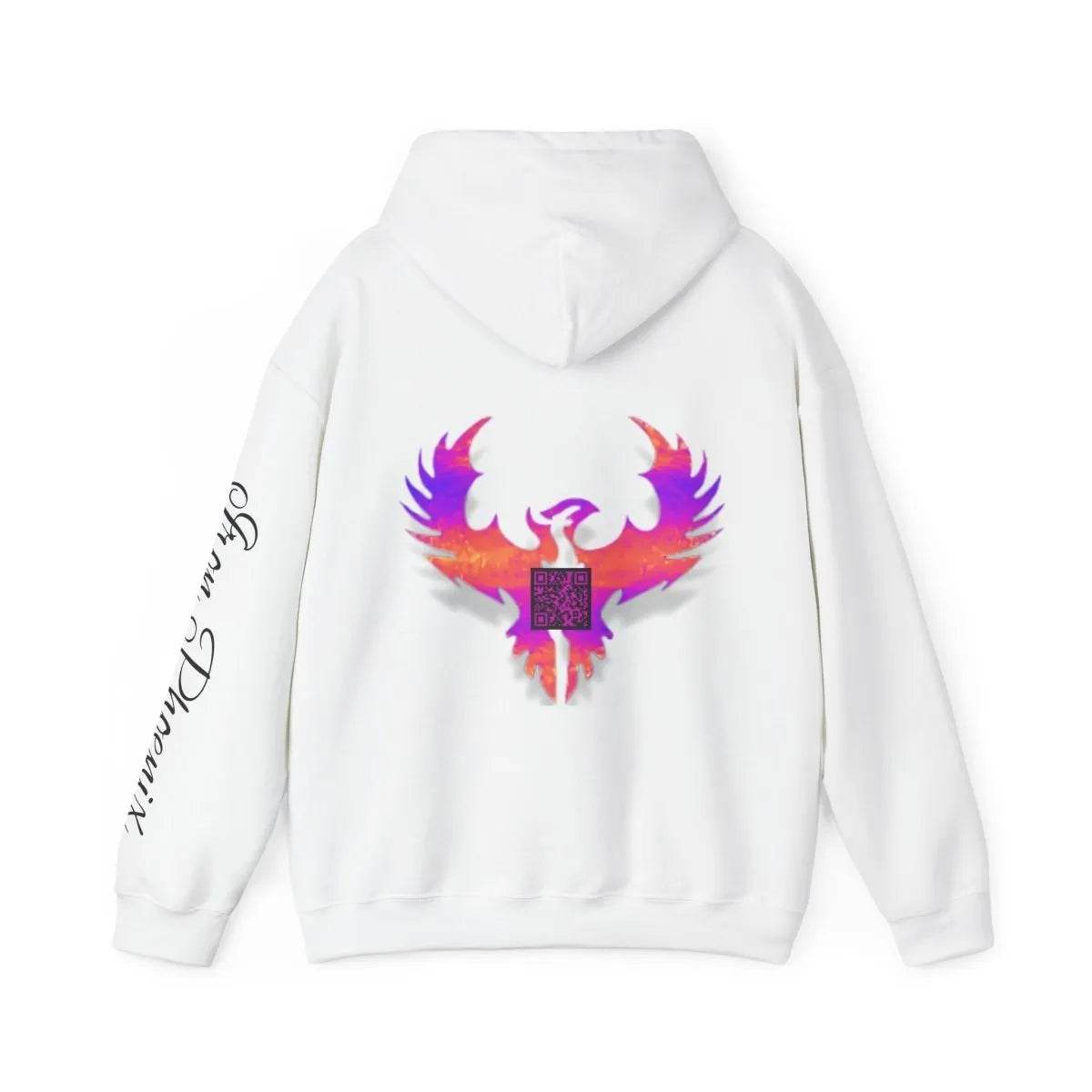 Gamer Phoenix Hoodie, Etsy QR, Cozy Gaming Wear - Iron Phoenix GHG