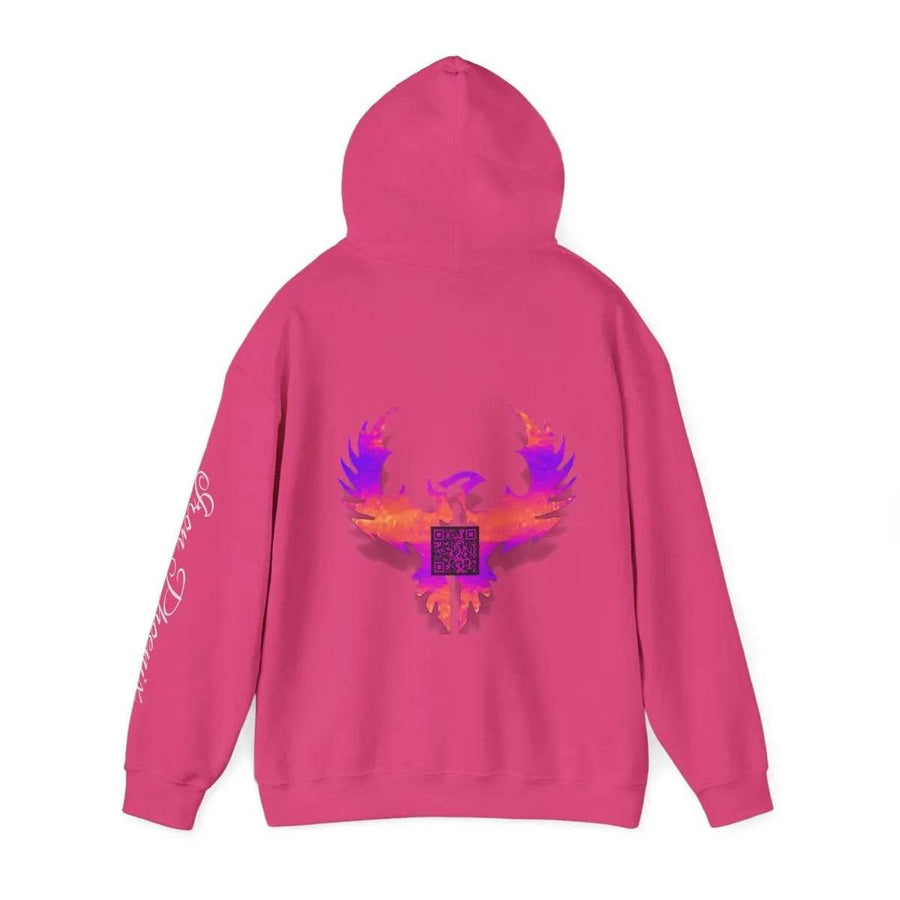 Gamer Phoenix Hoodie, Etsy QR, Cozy Gaming Wear - Iron Phoenix GHG