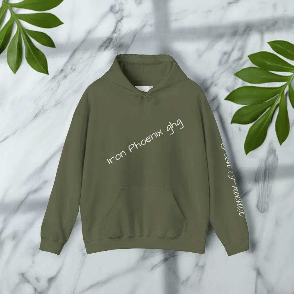 Gamer Phoenix Hoodie, Etsy QR, Cozy Gaming Wear - Iron Phoenix GHG