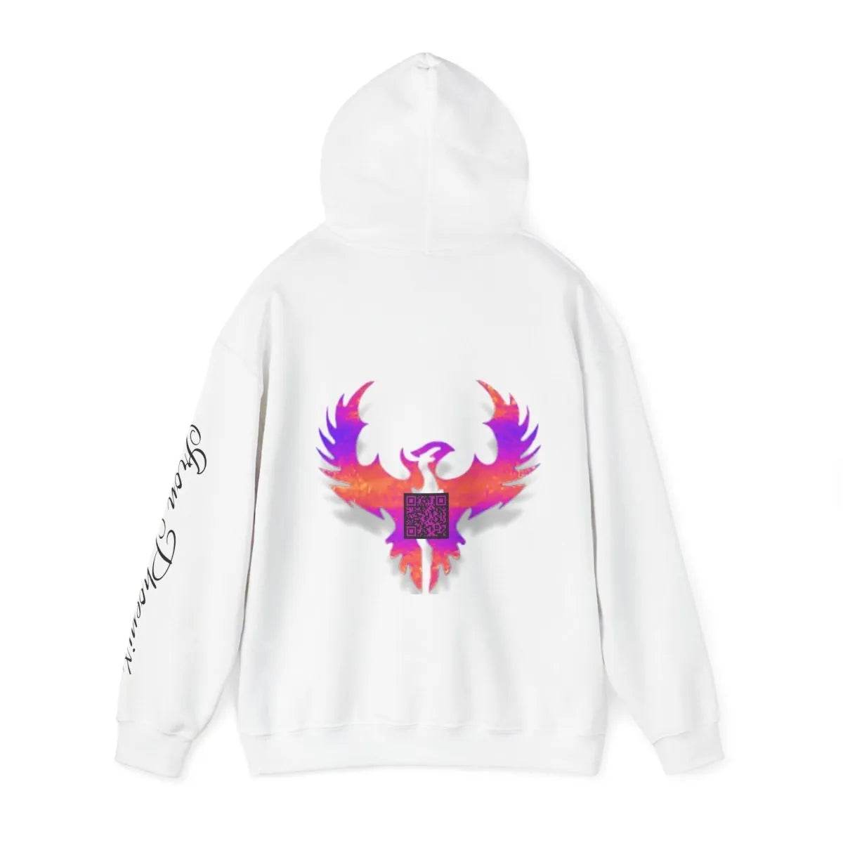 Gamer Phoenix Hoodie, Etsy QR, Cozy Gaming Wear - Iron Phoenix GHG