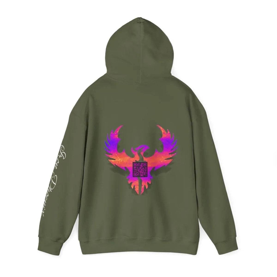 Gamer Phoenix Hoodie | Personalized Sweatshirt - Iron Phoenix GHG