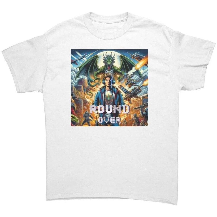 "Dragon Battle" Gamer T-Shirt by Shadowseeker | Iron Phoenix GHG - Iron Phoenix GHG