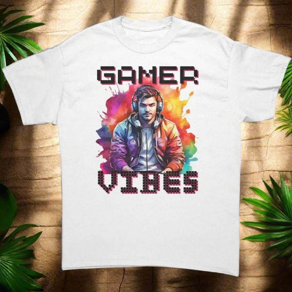 Gamer Vibes T-Shirt - Gaming, Sports & Calm Comfort - Iron Phoenix GHG