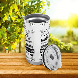 Gamer Family Rules Tumbler | Positive Gaming Travel Mug - Iron Phoenix GHG