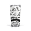Gamer Family Rules Tumbler | Positive Gaming Travel Mug - Image 5