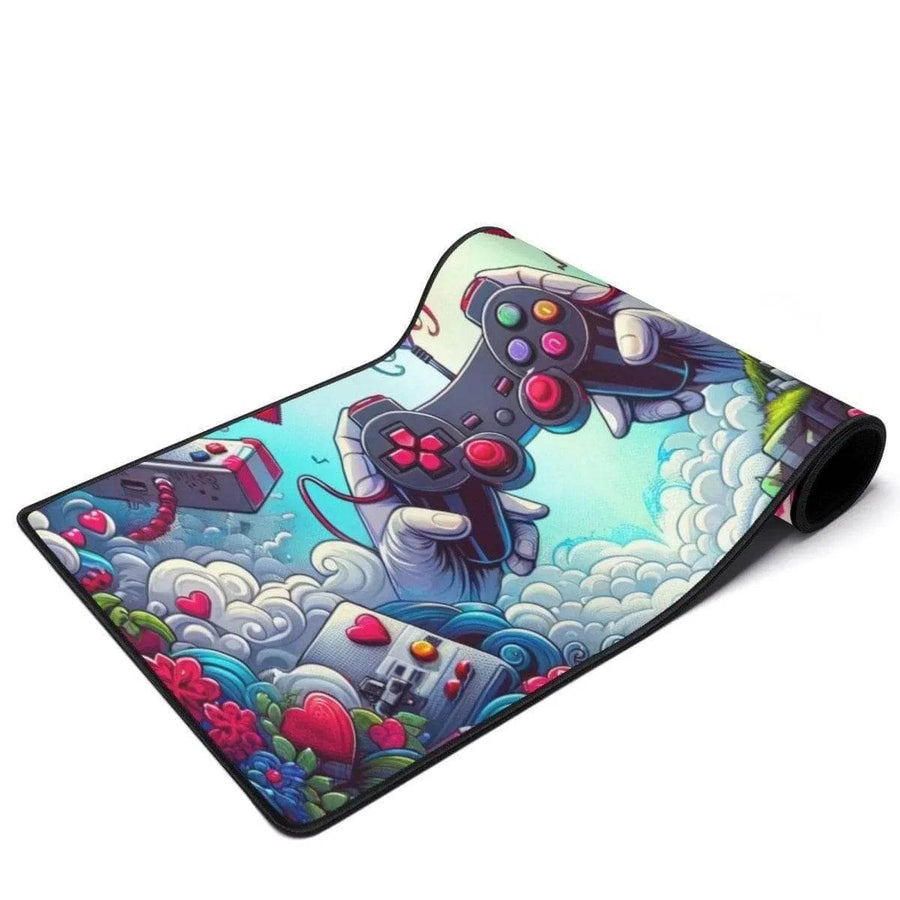Gamer Love Desk Mat | Passionate Play Gaming Mouse Pad - Iron Phoenix GHG