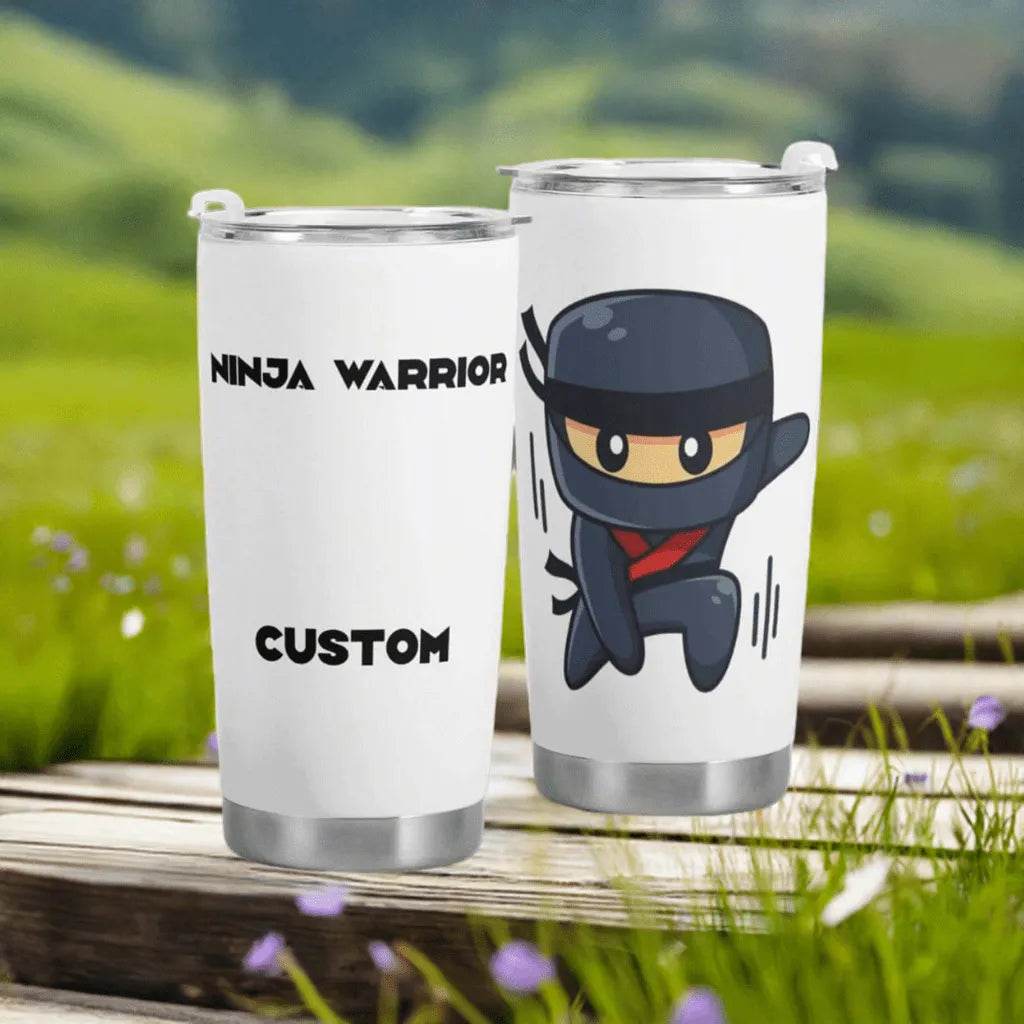 Gaming Ninja Travel Mug - Stylish Car Cup for Gamers on the Go - Iron Phoenix GHG