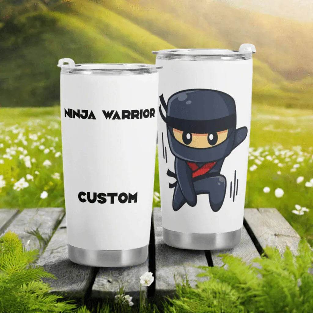 Gaming Ninja Travel Mug - Stylish Car Cup for Gamers on the Go - Iron Phoenix GHG