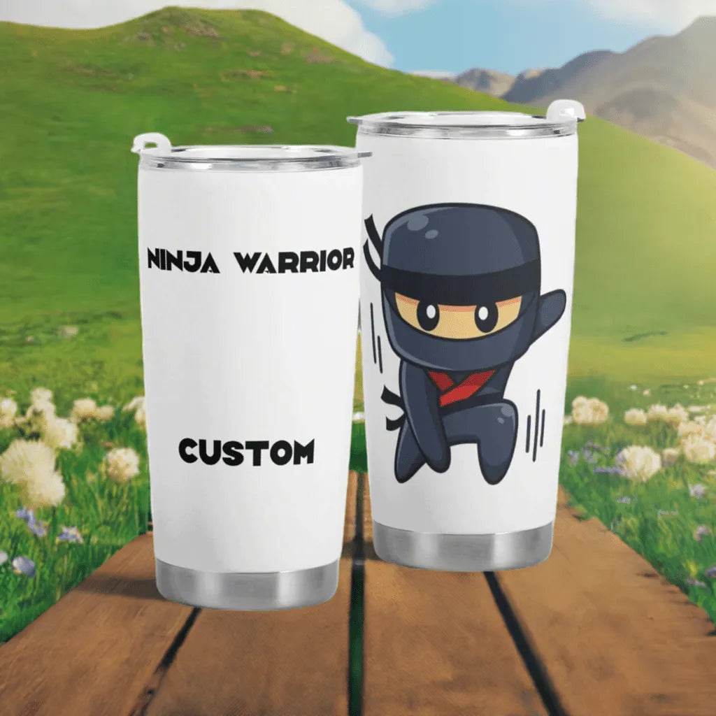 Gaming Ninja Travel Mug - Stylish Car Cup for Gamers on the Go - Iron Phoenix GHG