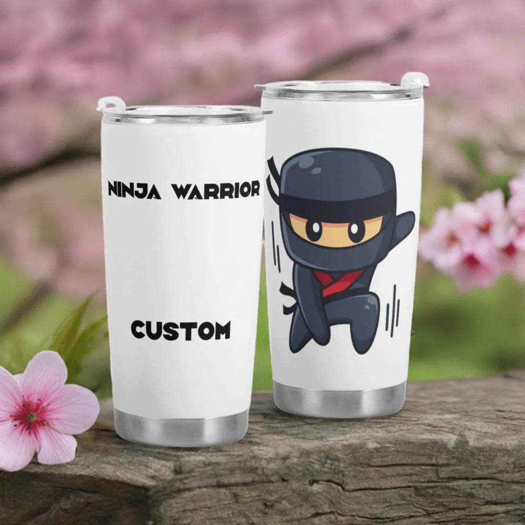 Gaming Ninja Travel Mug - Stylish Car Cup for Gamers on the Go - Iron Phoenix GHG