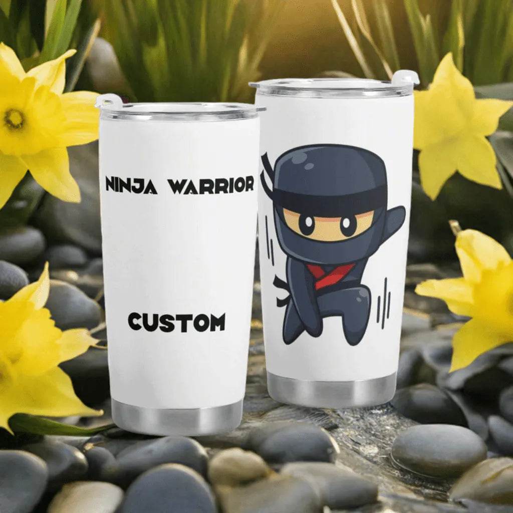Gaming Ninja Travel Mug - Stylish Car Cup for Gamers on the Go - Iron Phoenix GHG