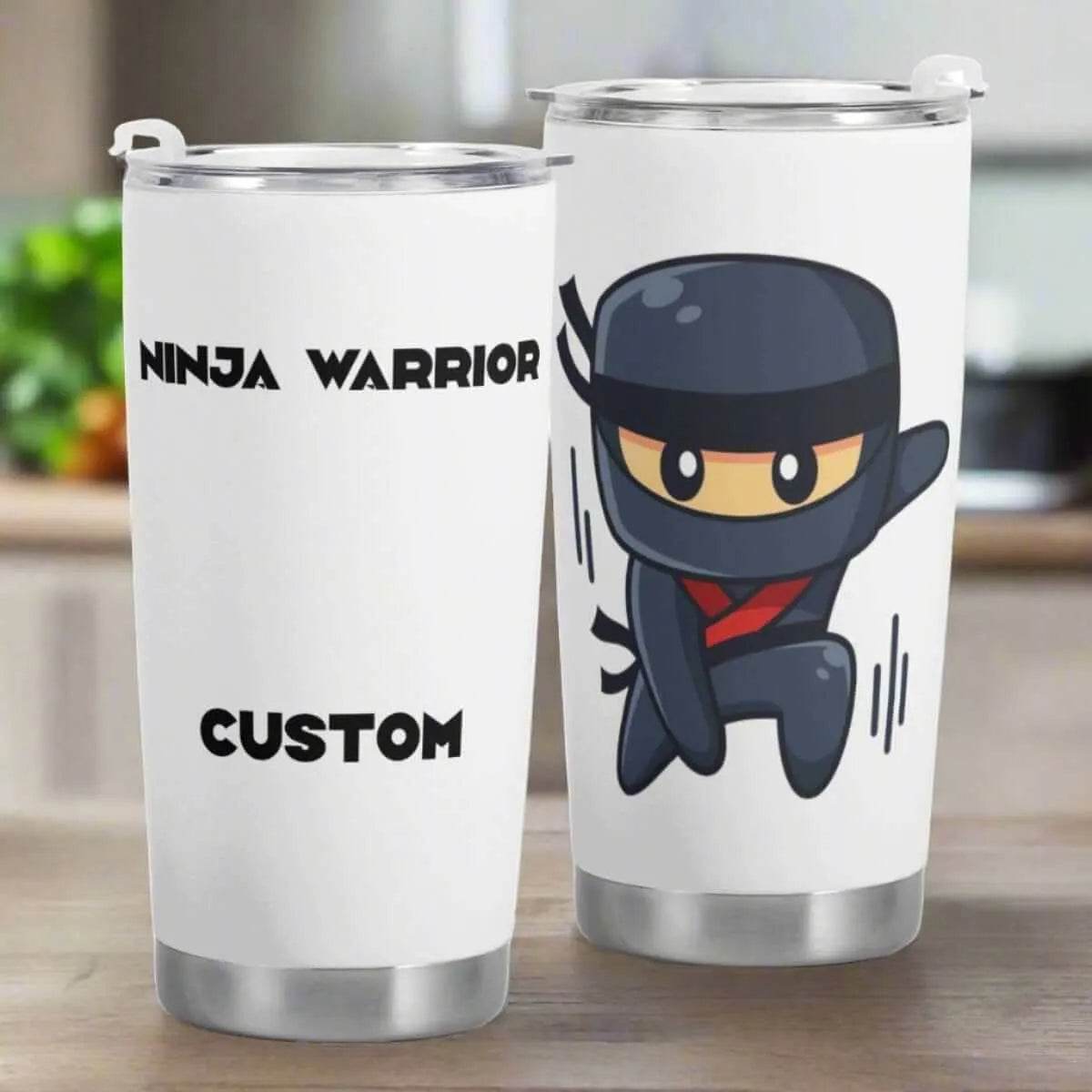 Gaming Ninja Travel Mug - Stylish Car Cup for Gamers on the Go - Iron Phoenix GHG