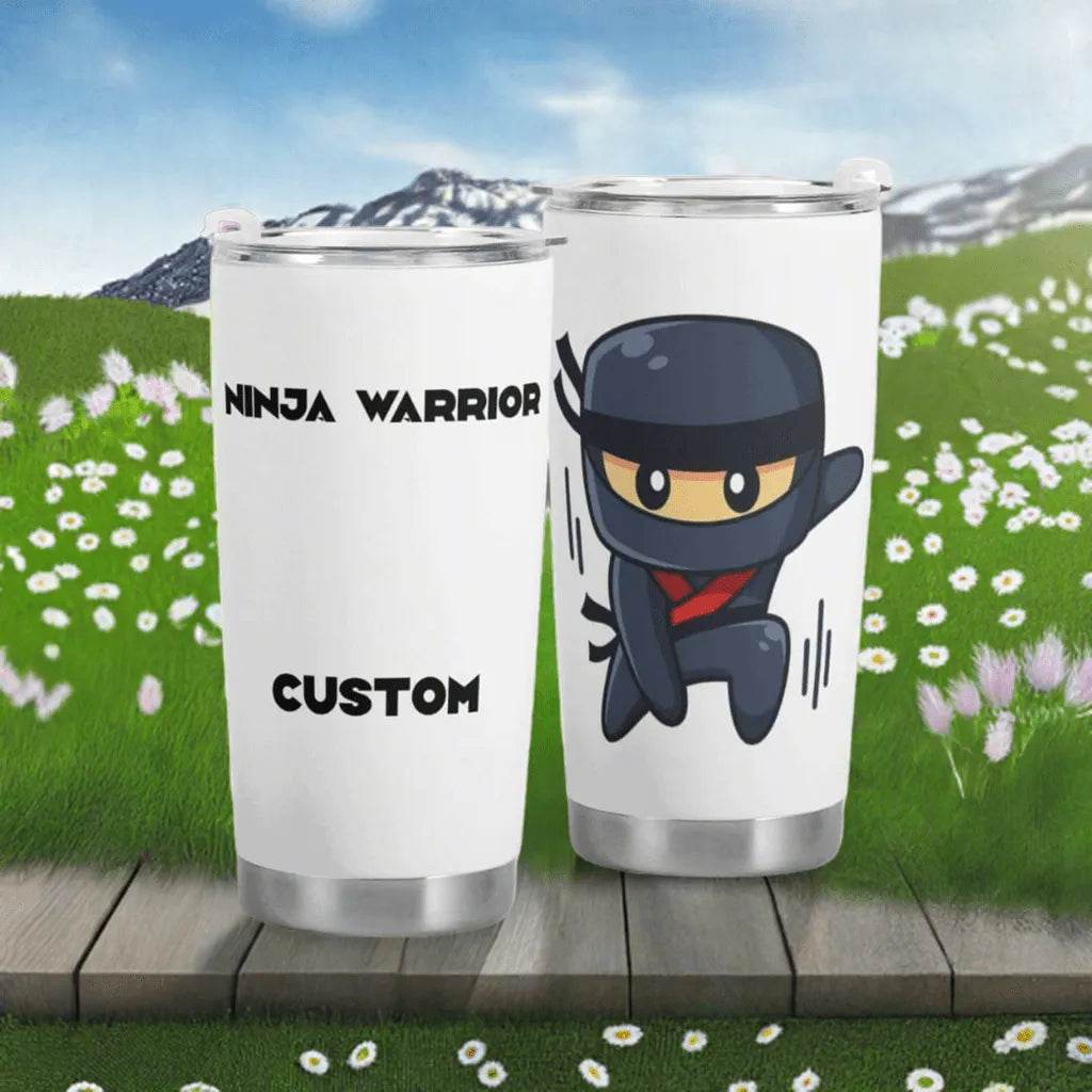 Gaming Ninja Travel Mug - Stylish Car Cup for Gamers on the Go - Iron Phoenix GHG