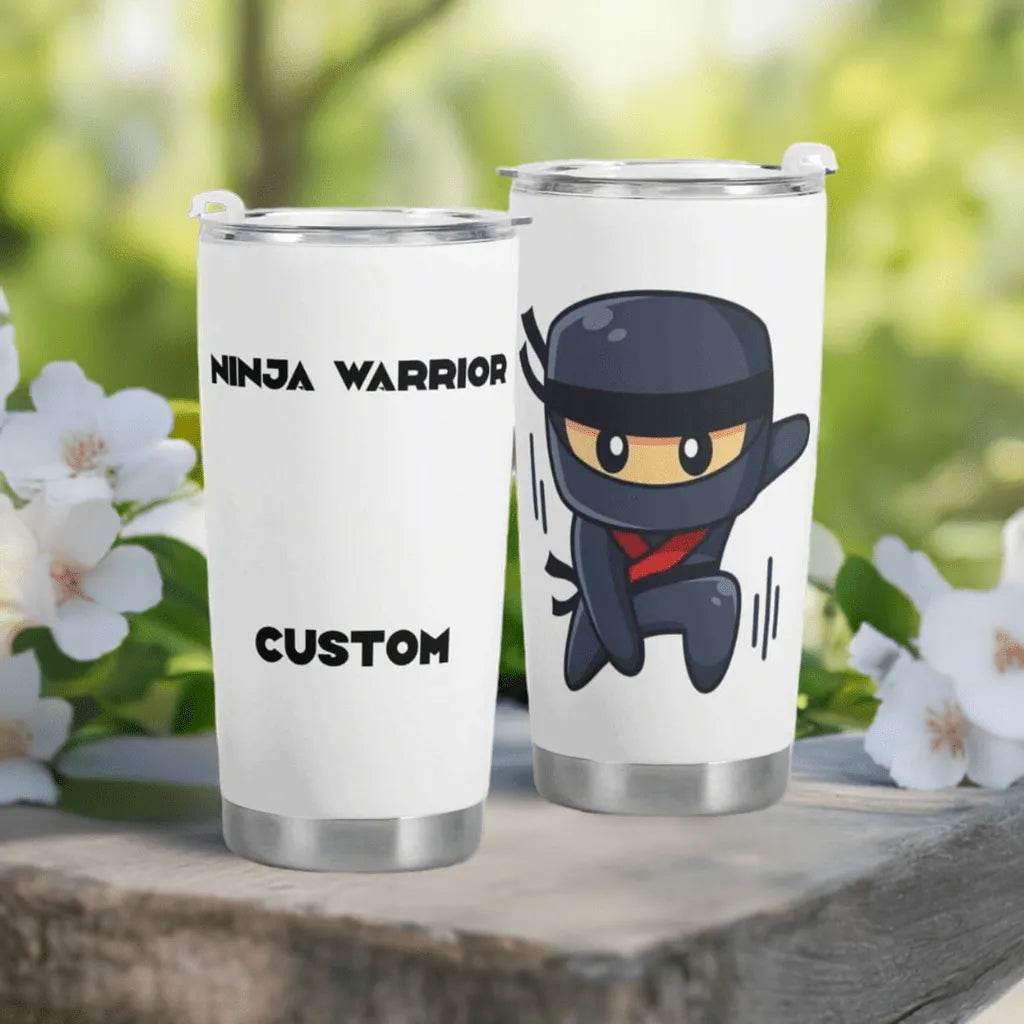 Gaming Ninja Travel Mug - Stylish Car Cup for Gamers on the Go - Iron Phoenix GHG