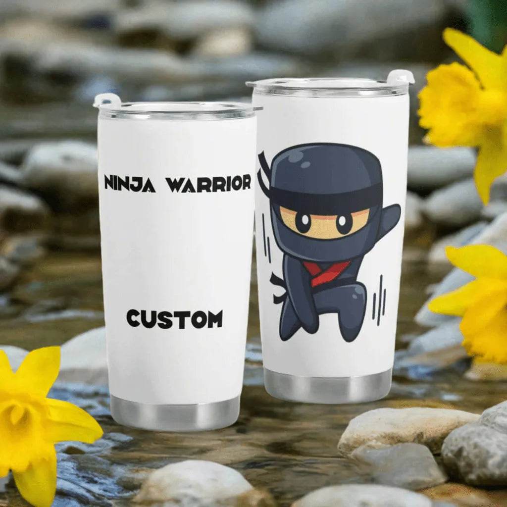 Gaming Ninja Travel Mug - Stylish Car Cup for Gamers on the Go - Iron Phoenix GHG