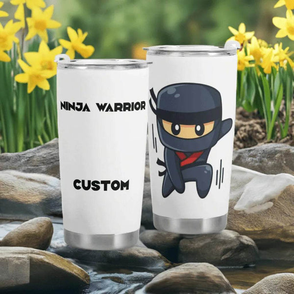 Gaming Ninja Travel Mug - Stylish Car Cup for Gamers on the Go - Iron Phoenix GHG
