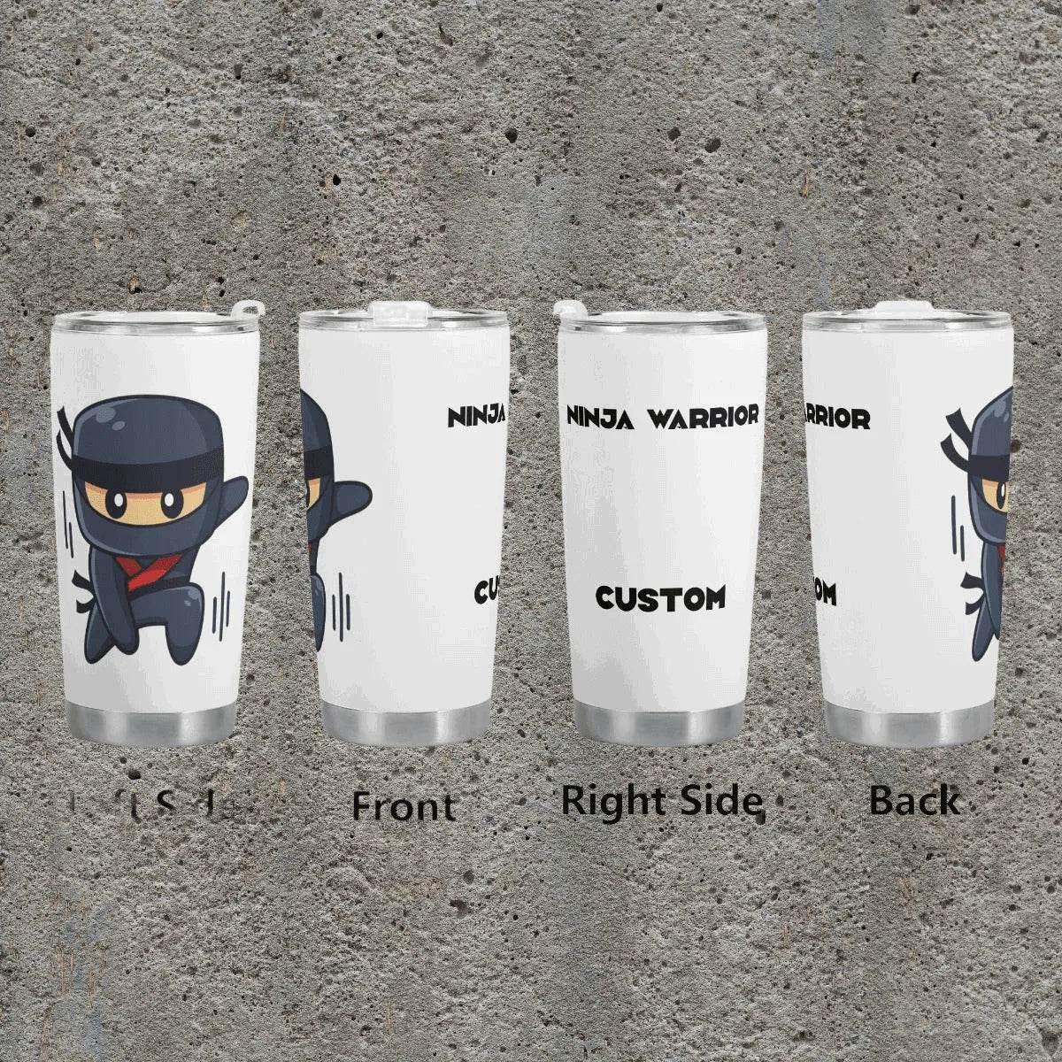 Gaming Ninja Travel Mug - Stylish Car Cup for Gamers on the Go - Iron Phoenix GHG