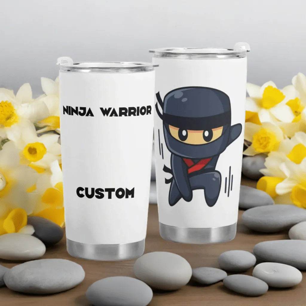 Gaming Ninja Travel Mug - Stylish Car Cup for Gamers on the Go - Iron Phoenix GHG