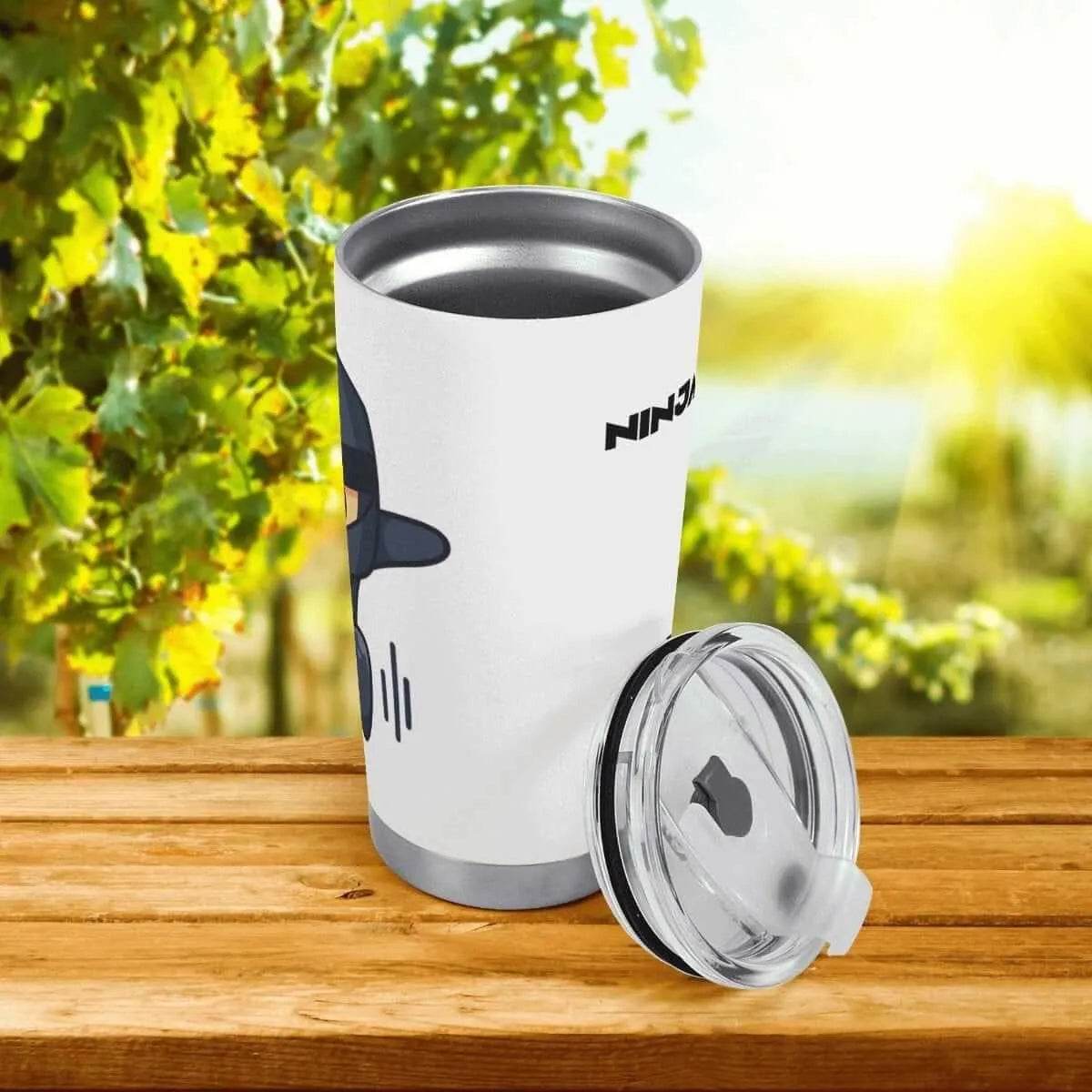 Gaming Ninja Travel Mug - Stylish Car Cup for Gamers on the Go - Iron Phoenix GHG