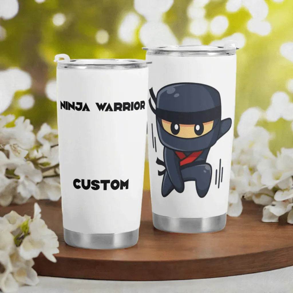 Gaming Ninja Travel Mug - Stylish Car Cup for Gamers on the Go - Iron Phoenix GHG