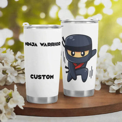 Gaming Ninja Travel Mug - Stylish Car Cup for Gamers on the Go - Iron Phoenix GHG