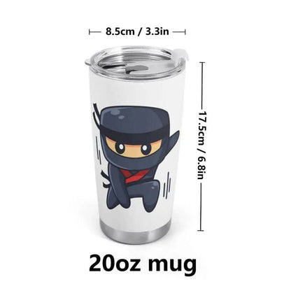 Gaming Ninja Travel Mug - Stylish Car Cup for Gamers on the Go - Iron Phoenix GHG