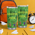 "Block World" Pixelated Travel Mug | Iron Phoenix GHG - Image 4