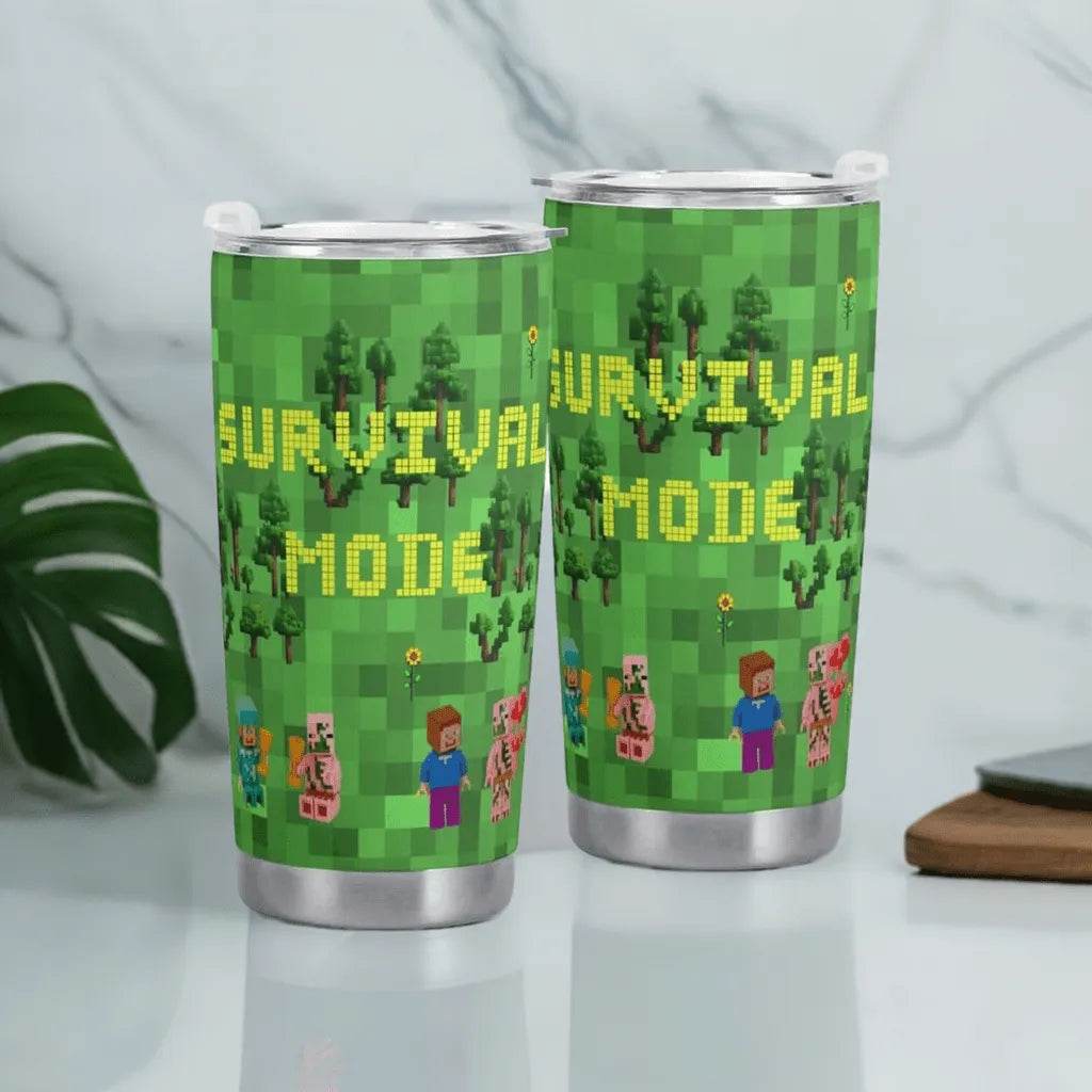 Gaming Survival Car Cup - 600ML Gamer Mug - Iron Phoenix GHG