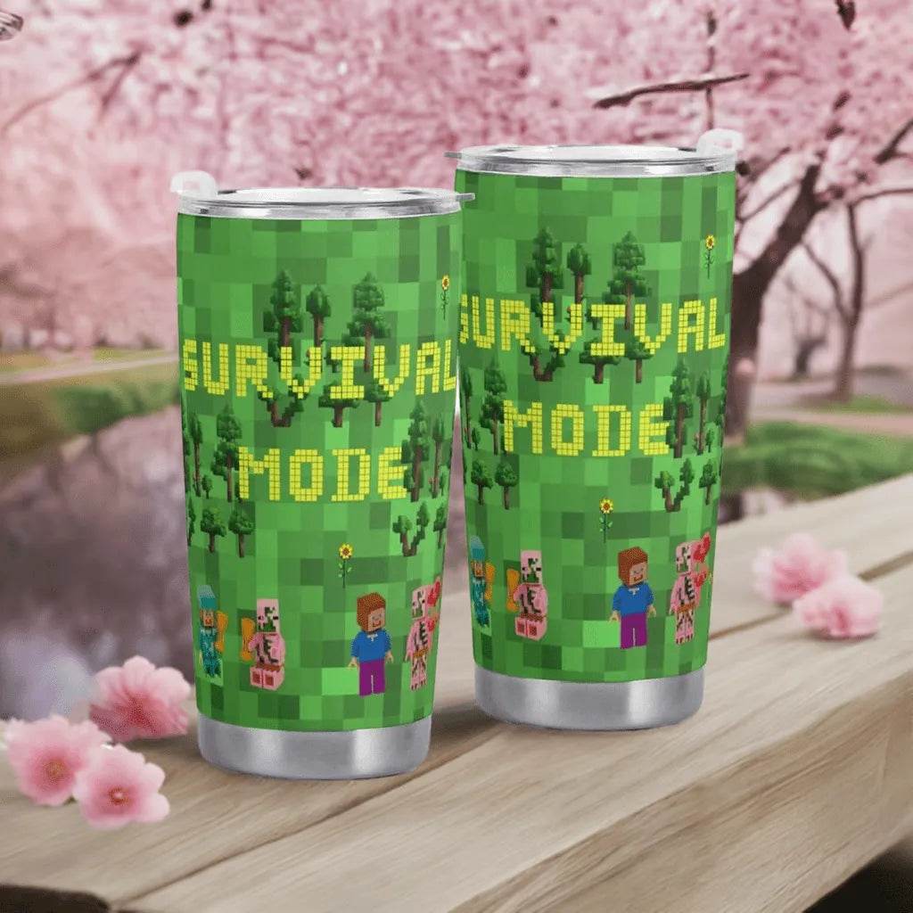 Gaming Survival Car Cup - 600ML Gamer Mug - Iron Phoenix GHG