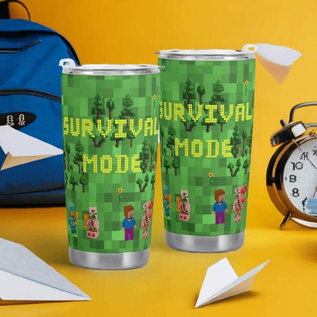 Gaming Survival Car Cup - 600ML Gamer Mug - Iron Phoenix GHG