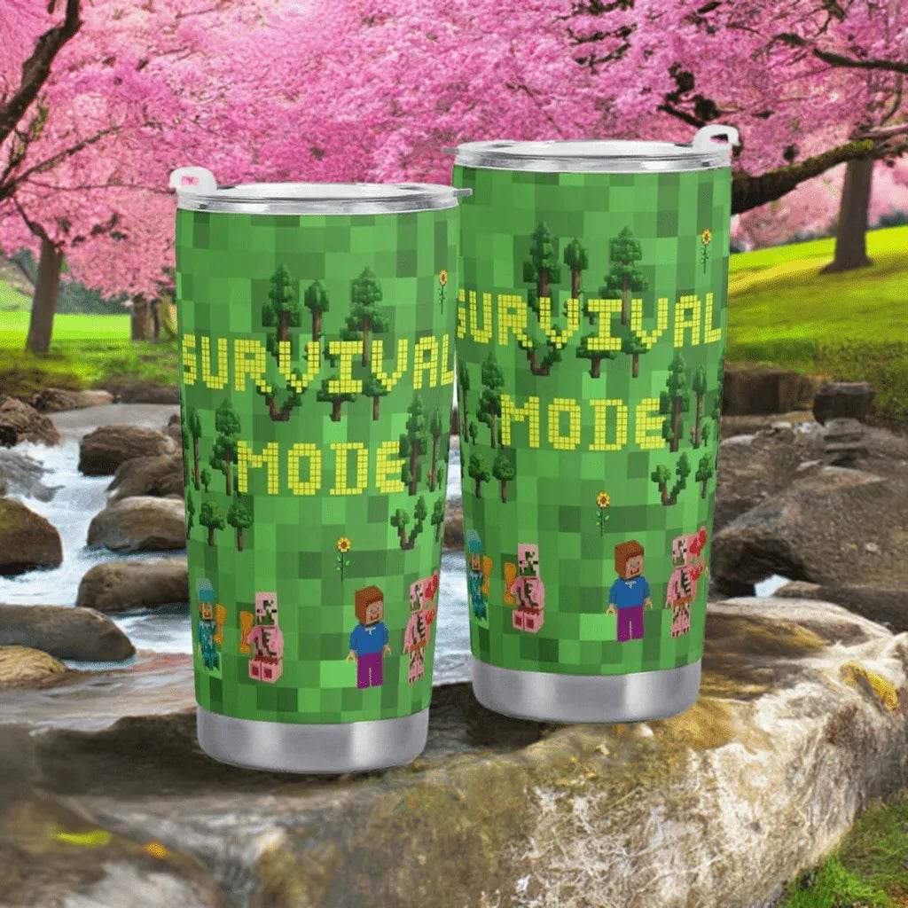 Gaming Survival Car Cup - 600ML Gamer Mug - Iron Phoenix GHG