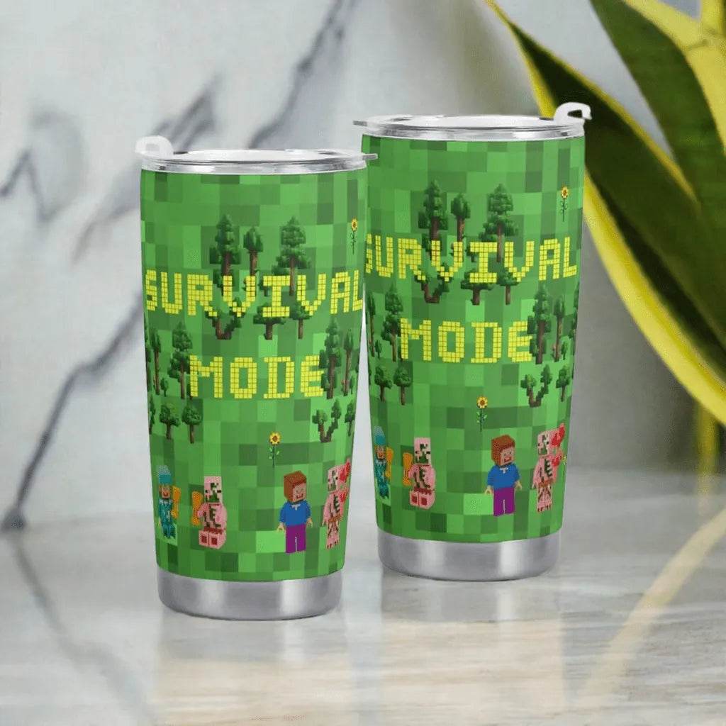 Gaming Survival Car Cup - 600ML Gamer Mug - Iron Phoenix GHG