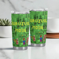 "Block World" Pixelated Travel Mug | Iron Phoenix GHG - Image 6