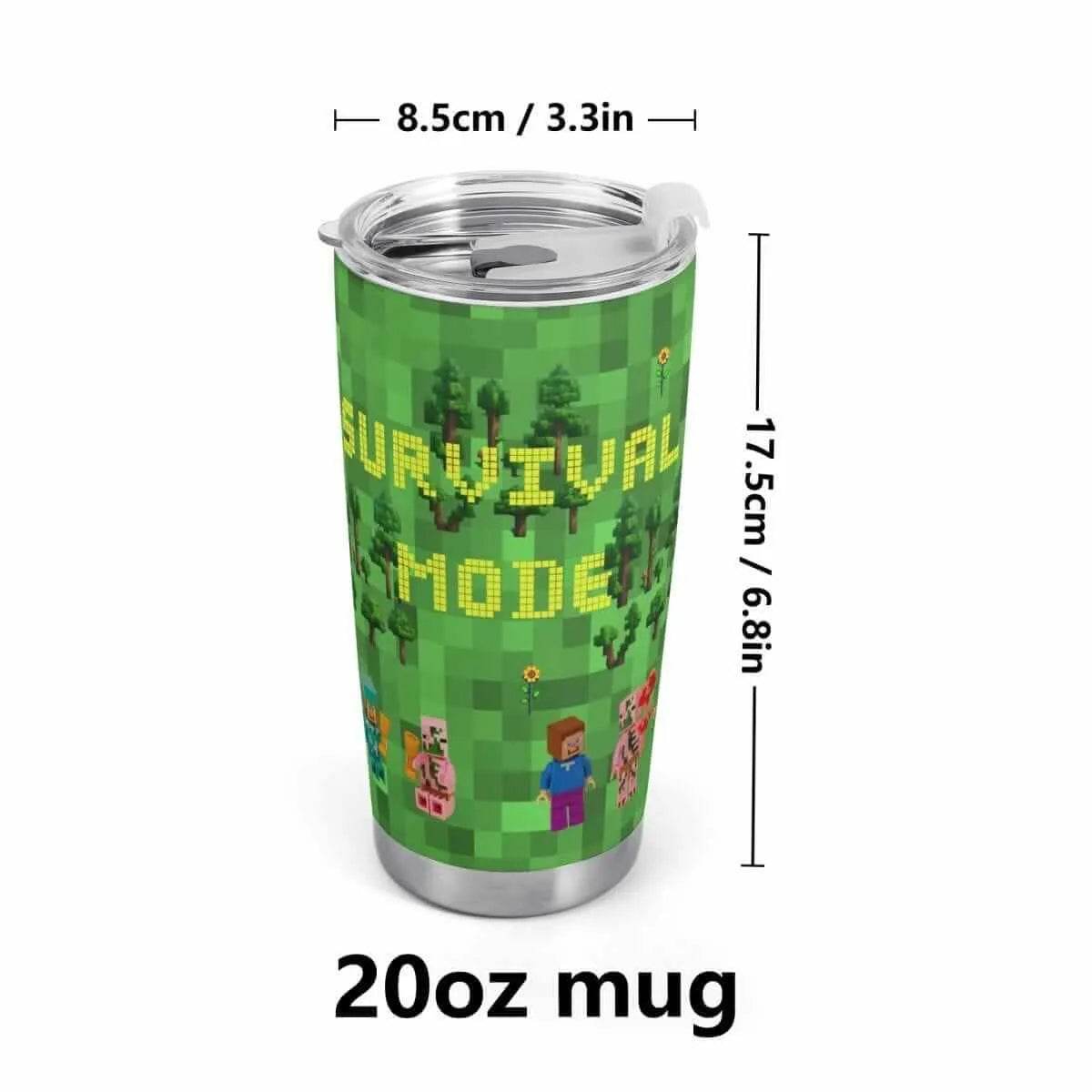 Gaming Survival Car Cup - 600ML Gamer Mug - Iron Phoenix GHG