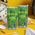 "Block World" Pixelated Travel Mug | Iron Phoenix GHG - Image 3