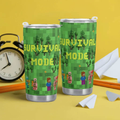 "Block World" Pixelated Travel Mug | Iron Phoenix GHG - Image 1