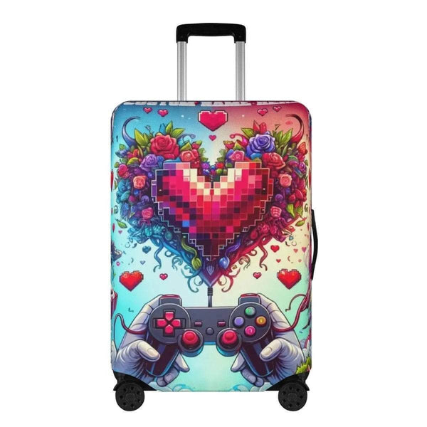 Gaming-Themed Luggage Cover for Travelers - Perfect Gift for Gamers - Iron Phoenix GHG