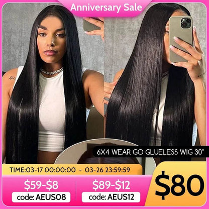 Black Straight Pretty Glueless Wig - Iron Phoenix GHG