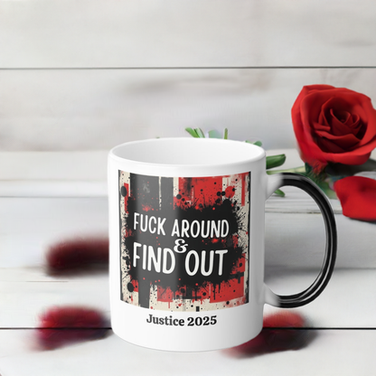 FAFO Mug - Personalize Your Justice 2025 for Gamers