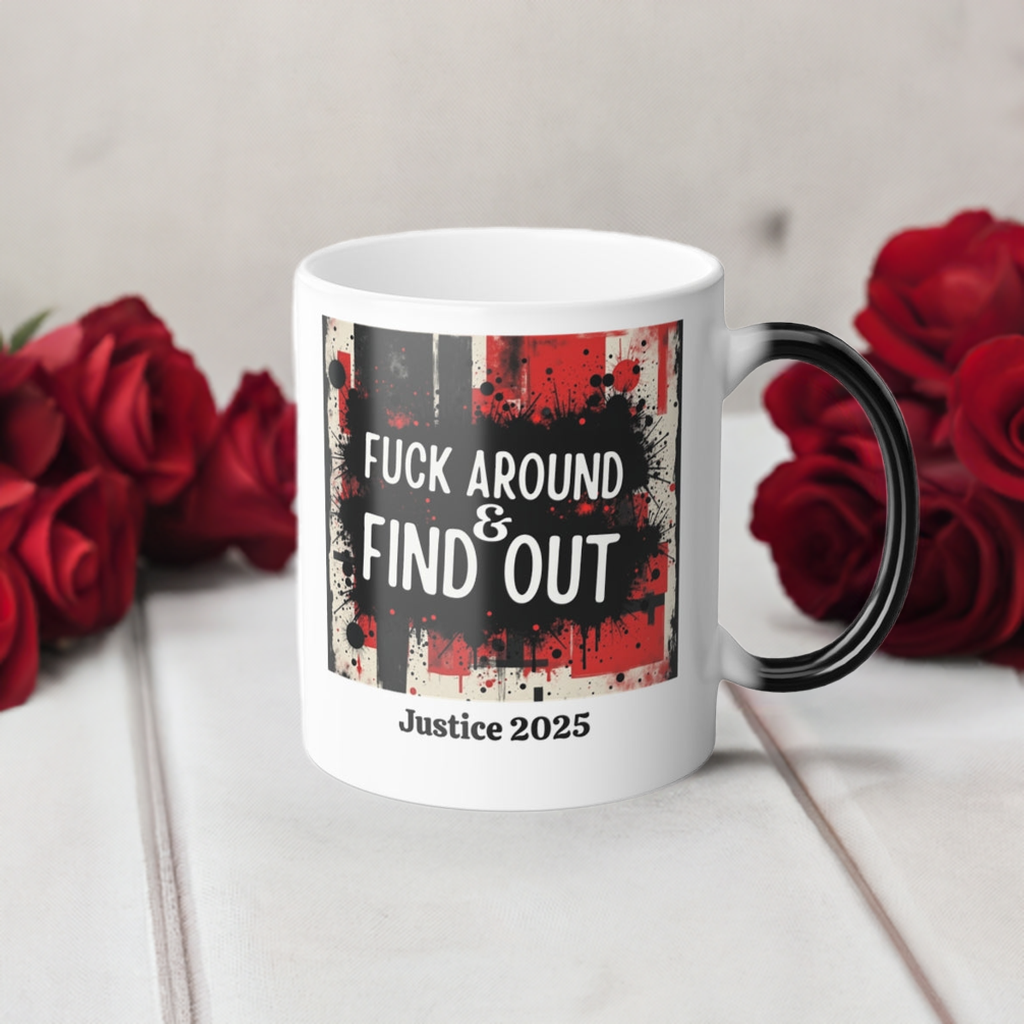 FAFO Mug - Personalize Your Justice 2025 for Gamers