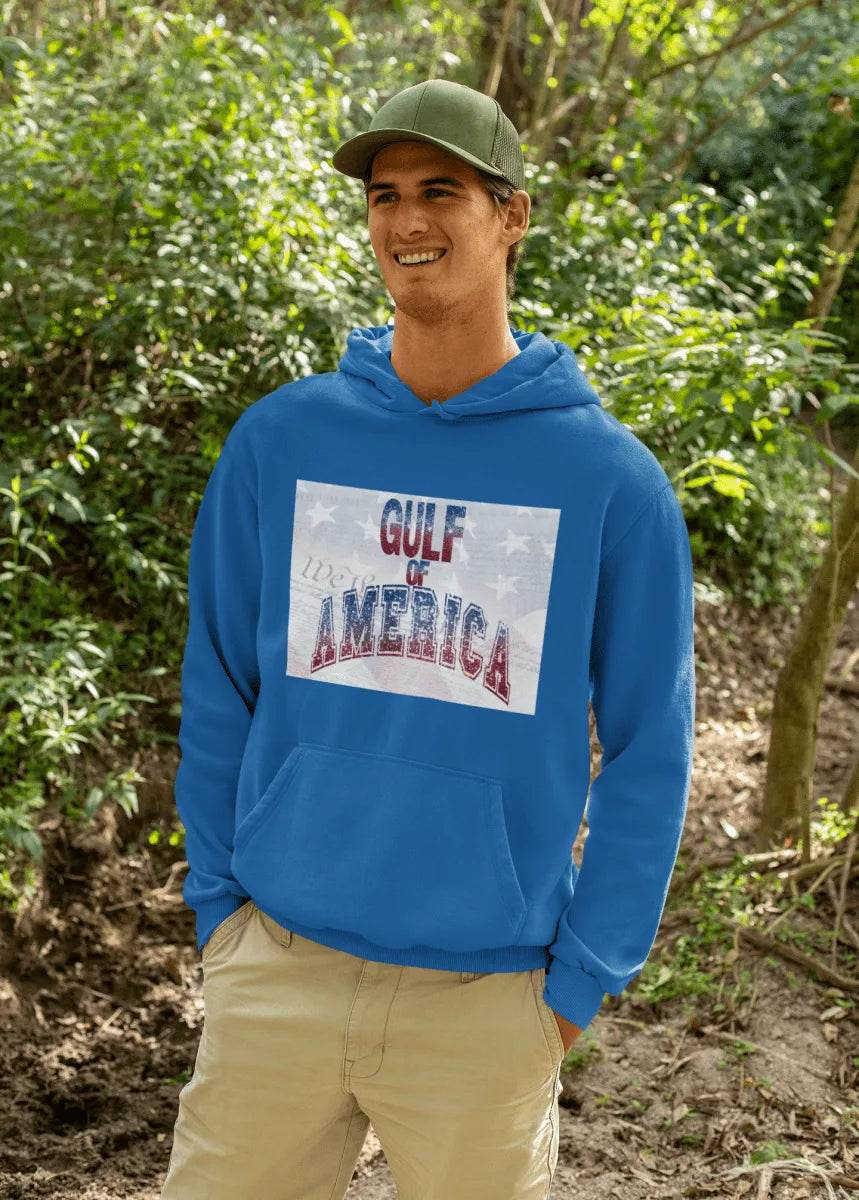 Gulf of America Hoodie | Patriotic Heavy Blend Sweatshirt - Iron Phoenix GHG