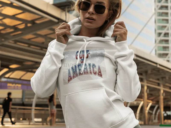 Gulf of America Hoodie | Patriotic Heavy Blend Sweatshirt