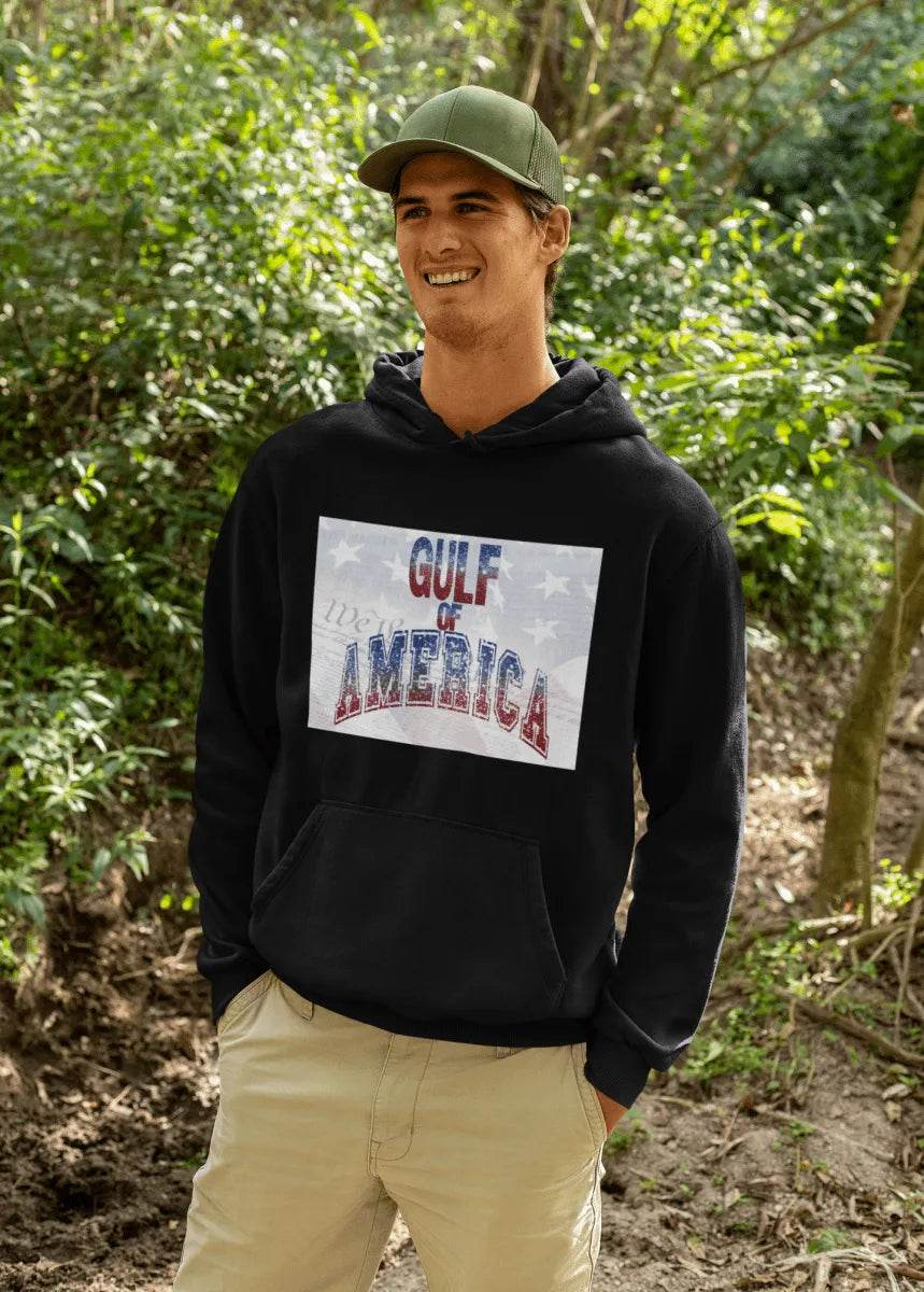 Gulf of America Hoodie | Patriotic Heavy Blend Sweatshirt - Iron Phoenix GHG