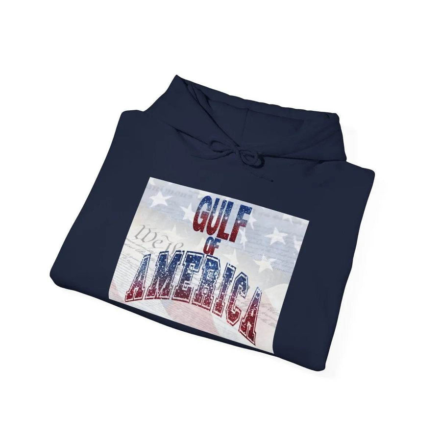 Gulf of America Hoodie | Patriotic Heavy Blend Sweatshirt - Iron Phoenix GHG