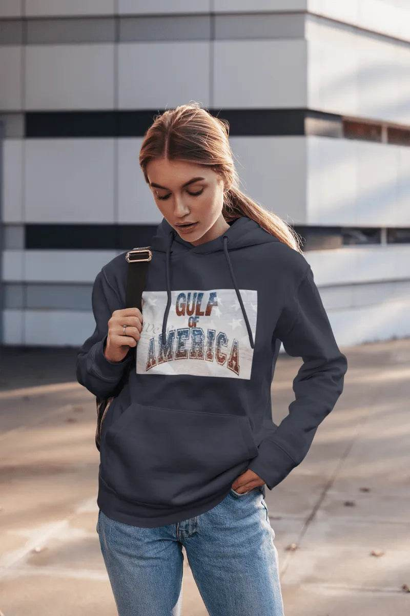Gulf of America Hoodie | Patriotic Heavy Blend Sweatshirt - Iron Phoenix GHG
