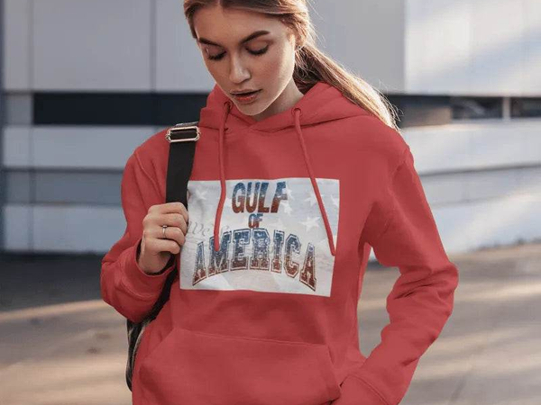 Gulf of America Hoodie | Patriotic Heavy Blend Sweatshirt