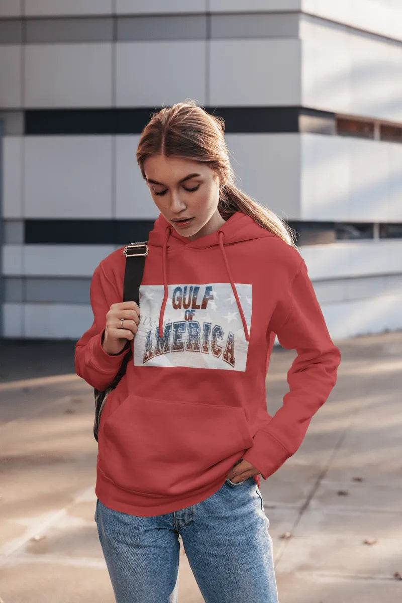 Gulf of America Hoodie | Patriotic Heavy Blend Sweatshirt - Iron Phoenix GHG