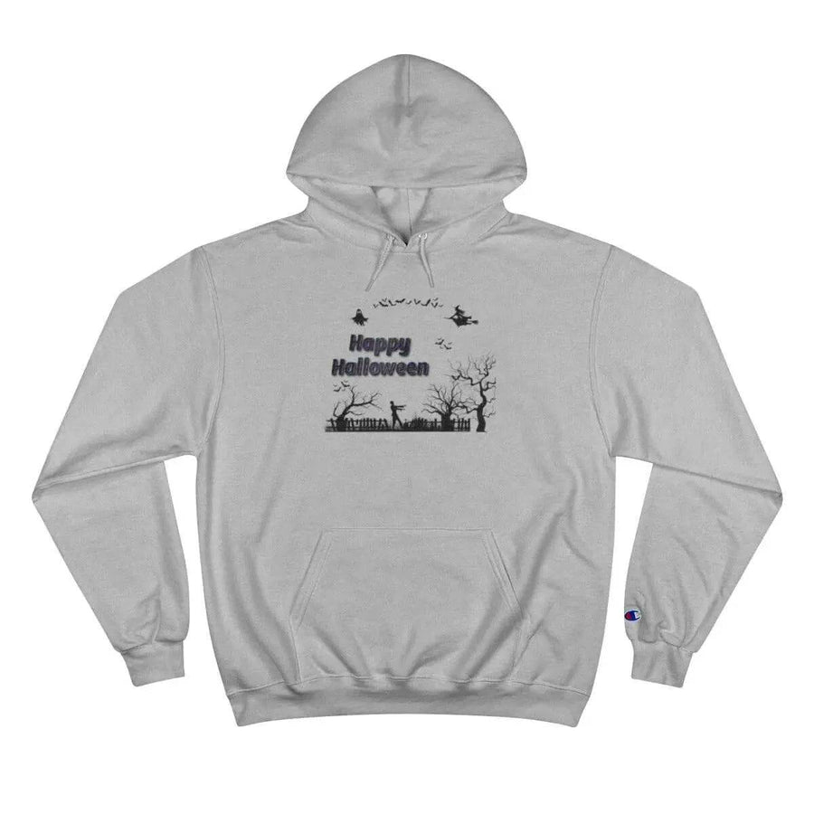 Halloween Hoodie, Champion, Eco-Friendly Warmth - Iron Phoenix GHG