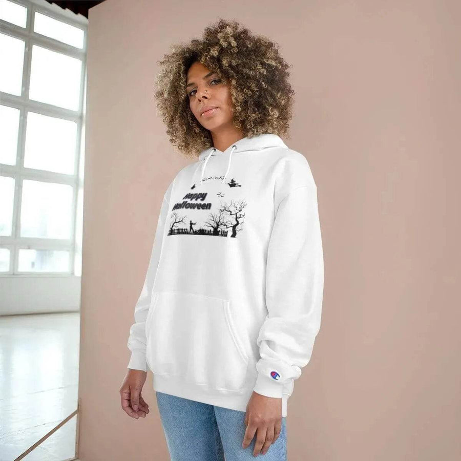 Halloween Hoodie, Champion, Eco-Friendly Warmth - Iron Phoenix GHG