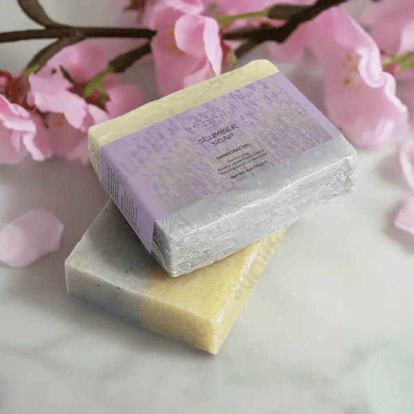 Handmade Slumber Soap 4oz, Cedar Lavender, Calm Skin Care - Iron Phoenix GHG